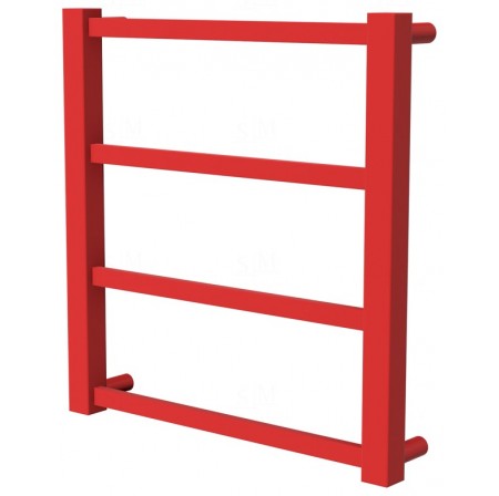 Сушарка для рушників Quatro 4 червона RAL3020 драбинка 450x430, red