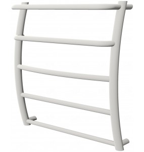 Біла рушникосушилка Breeze 5 RAL9016 драбинка 550x532, white