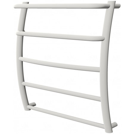 Біла рушникосушилка Breeze 5 RAL9016 драбинка 550x532, white
