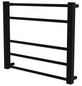 Рушникосушилка Sonnet 5 чорна RAL9005 драбинка 450x530, black