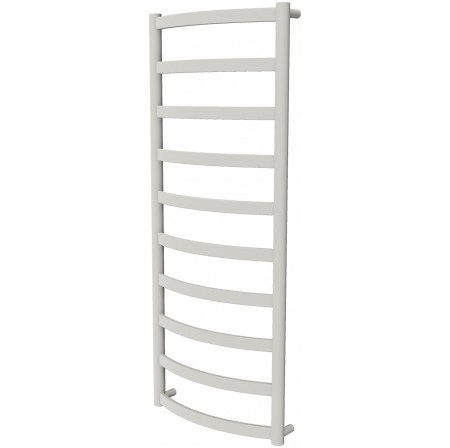 Біла рушникосушка Maxima 10 RAL9016 драбинка 1050x432, white