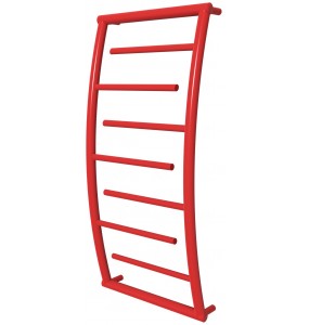 Сушарка для рушників Atlantica 7 червона RAL3020 драбинка 850x432, red