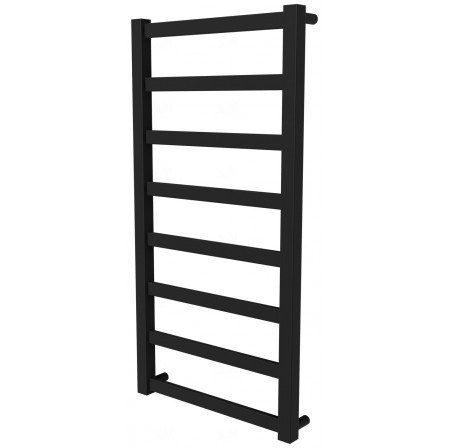 Рушникосушка Extra 8 чорна RAL9005 драбинка 850x430, black