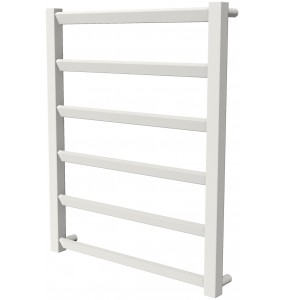 Біла сушка для рушників Slide 6 RAL9016 драбинка 650x530, white