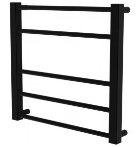 Чорна рушникосушка Sonnet 5 RAL9005 драбинка 450x480, black