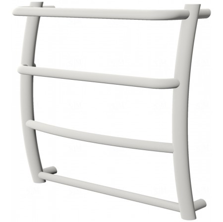 Біла сушарка для рушників Breeze 4 RAL9016 драбинка 450x482, white
