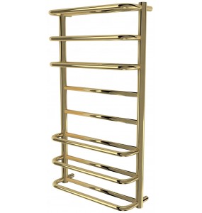 Золота рушникосушка Comfort 8 драбинка 850x482, gold