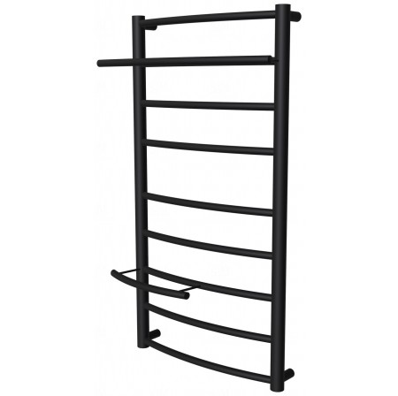 Чорна рушникосушка Safo 9 RAL9005 драбинка 800x432, black