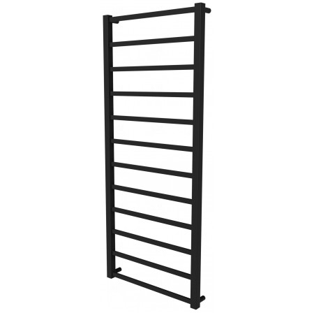 Сушка для рушників Quatro 12 чорна RAL9005 драбинка 1250x530, black