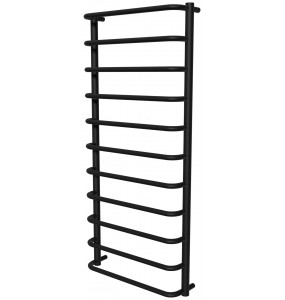 Сушарка для рушників Modern 11 чорна RAL9005 драбинка 1150x532, black