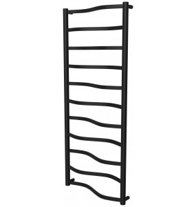 Чорна сушка для рушників Lagoon 11 RAL9005 драбинка 1150x482, black