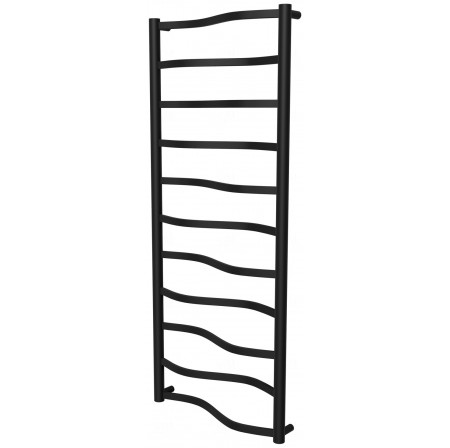Чорна сушка для рушників Lagoon 11 RAL9005 драбинка 1150x482, black