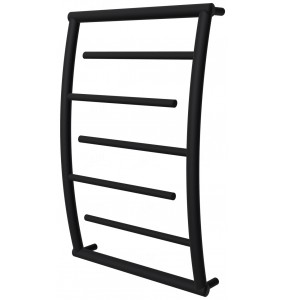 Сушарка для рушників Atlantica 5 чорна RAL9005 драбинка 650x482, black