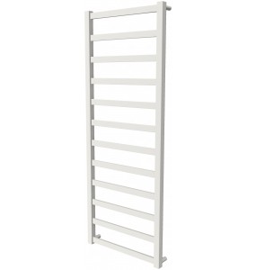 Біла рушникосушка Extra 12 RAL9016 драбинка 1250x480, white