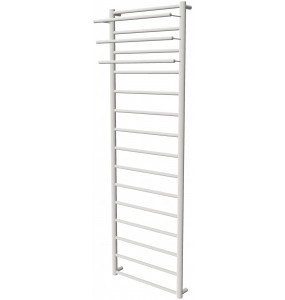Біла рушникосушка Elegant 15 RAL9016 драбинка 1550x482, white