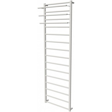 Біла рушникосушка Elegant 15 RAL9016 драбинка 1550x482, white
