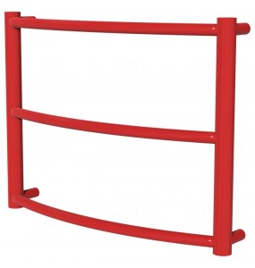 Рушникосушка Classic 3 червона RAL3020 драбинка 400x532, red