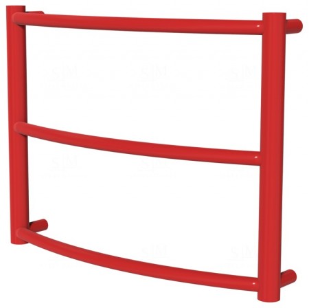 Рушникосушка Classic 3 червона RAL3020 драбинка 400x532, red