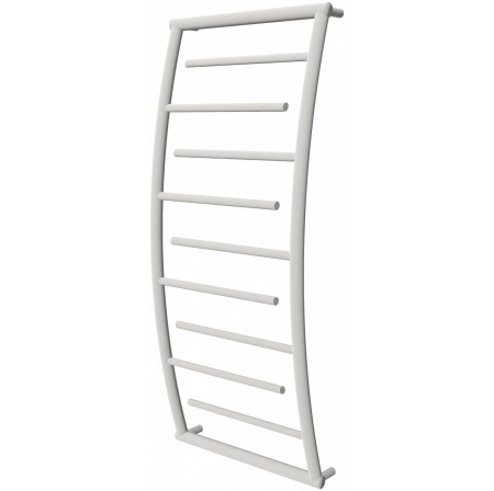 Біла рушникосушка Atlantica 9 RAL9016 драбинка 1050x482, white
