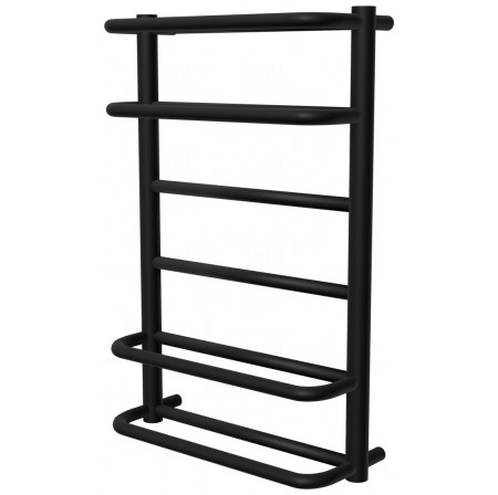 Рушникосушка Comfort 6 чорна RAL9005 драбинка 650x432, black