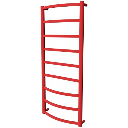 Рушникосушка Elite 9 червона RAL3020 драбинка 950x432, red
