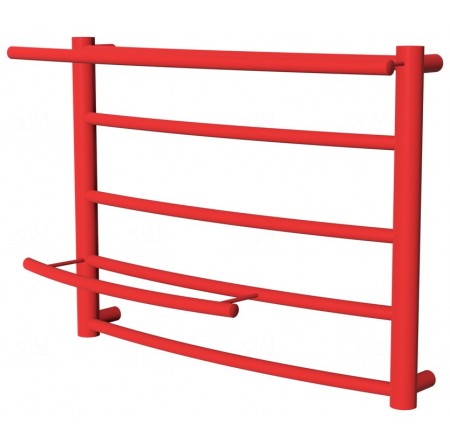 Рушникосушилка Safo 5 червона RAL3020 драбинка 400x532, red