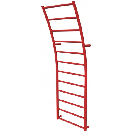 Рушникосушилка Wave 12 червона RAL3020 драбинка 1240x425, red