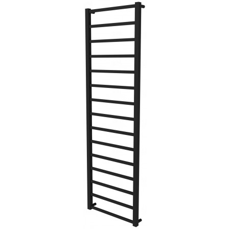 Чорна рушникосушка Quatro 15 RAL9005 драбинка 1550x480, black