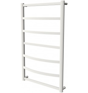 Біла рушникосушка Elite 7 RAL9016 драбинка 750x482, white