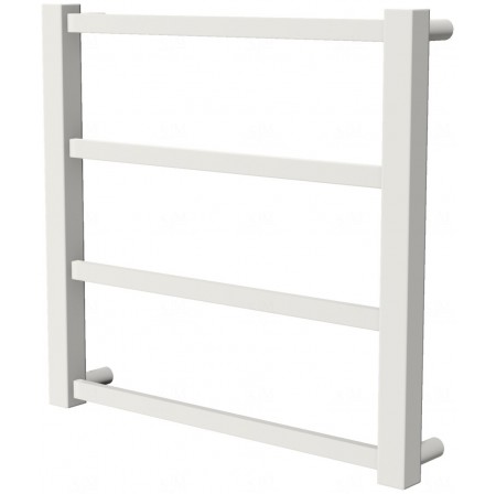 Біла сушка для рушників Quatro 4 RAL9016 драбинка 450x480, white