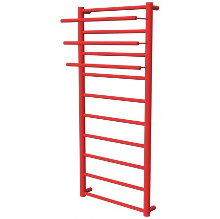Червона рушникосушка Elegant 10 RAL3020 драбинка 1050x432, red