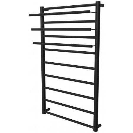 Рушникосушка Elegant 9 чорна RAL9005 драбинка 950x532, black
