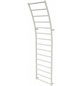Біла рушникосушка Wave 15 RAL9016 драбинка 1540x425, white