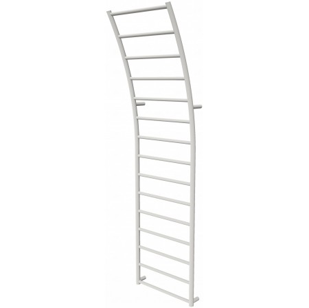 Біла рушникосушка Wave 15 RAL9016 драбинка 1540x425, white