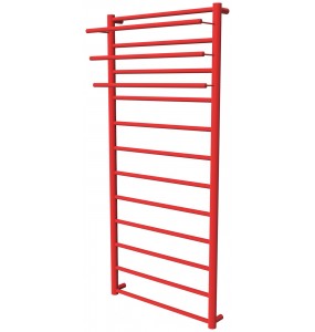 Червона рушникосушилка Elegant 12 RAL3020 драбинка 1250x532, red