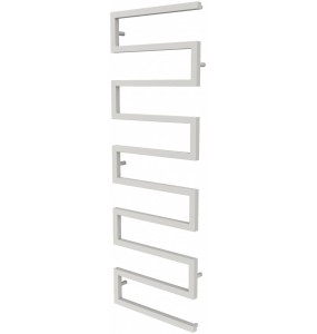 Біла сушарка для рушників Ultra 9 RAL9016 змійка 1530x500, white