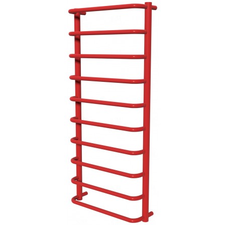 Сушарка для рушників Modern 10 червона RAL3020 драбинка 1050x482, red
