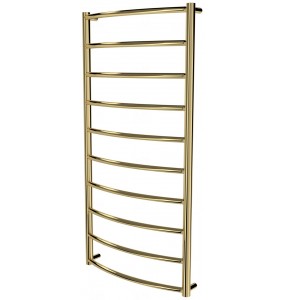 Золота рушникосушилка Classic 10 драбинка 1050x532, gold