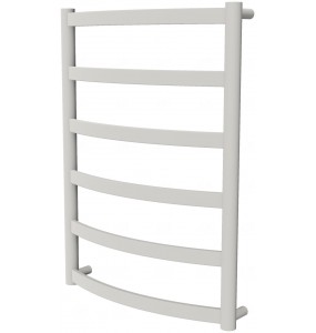 Біла рушникосушка Maxima 6 RAL9016 драбинка 650x482, white