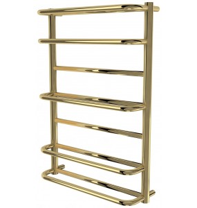 Золота рушникосушилка Comfort 7 драбинка 750x532, gold