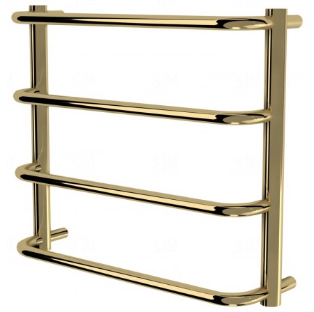 Золота рушникосушка Modern 4 драбинка 450x532, gold