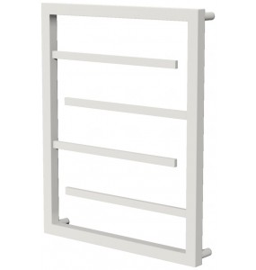 Біла рушникосушка Prestige 4 RAL9016 драбинка 550x530, white