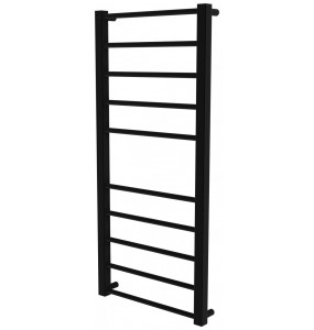 Чорна сушка для рушників Sonnet 10 RAL9005 драбинка 950x430, black