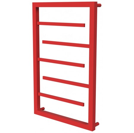 Червона рушникосушка Prestige 5 RAL3020 драбинка 650x480, red