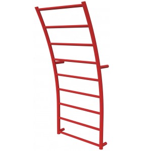 Сушарка для рушників Wave 9 червона RAL3020 драбинка 940x425, red