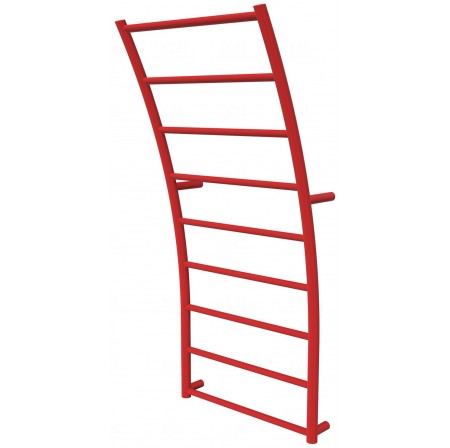 Сушарка для рушників Wave 9 червона RAL3020 драбинка 940x425, red