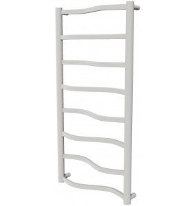 Біла рушникосушка Lagoon 8 RAL9016 драбинка 850x432, white