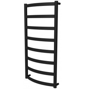 Сушарка для рушників Maxima 4 чорна RAL9005 драбинка 850x482, black