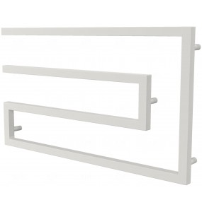 Біла сушарка для рушників Phyton 7 RAL9016 змійка 510x900, white