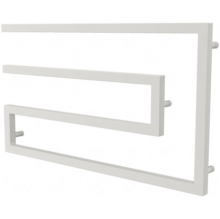 Біла сушарка для рушників Phyton 7 RAL9016 змійка 510x900, white